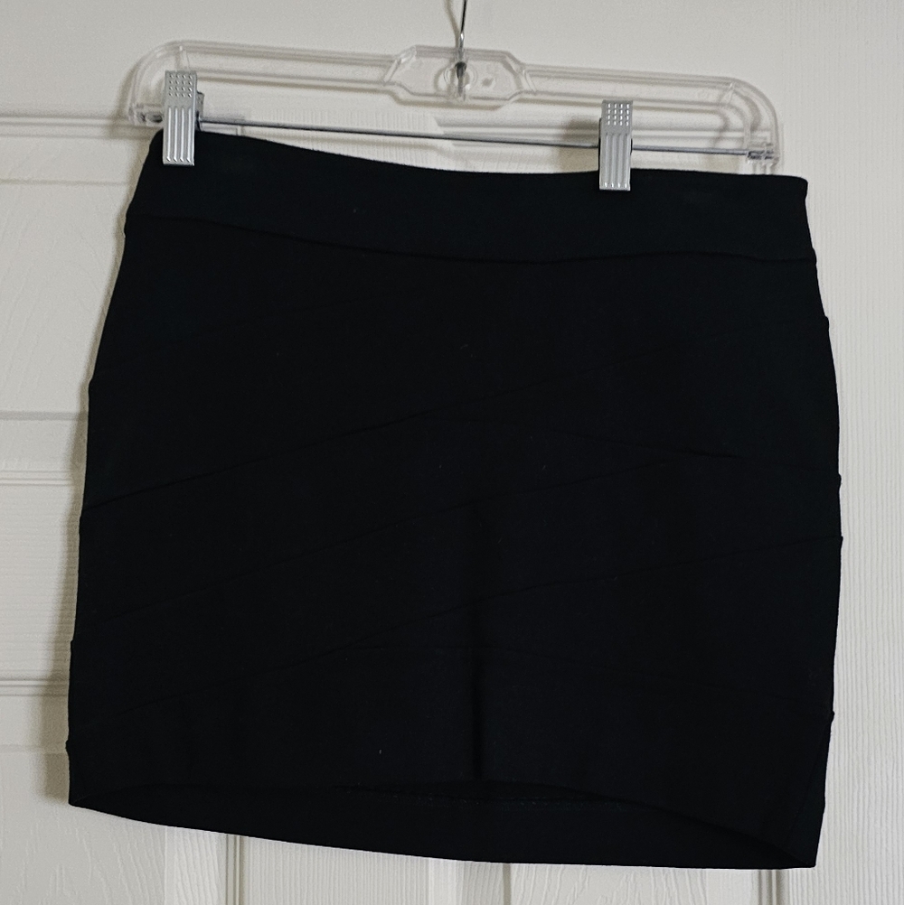 Express Black Mini Skirt